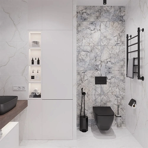 Комплект мебели STWORKI Ольборг 120 столешница дуб карпентер, без отверстий, с тумбой 80, с раковино 542637 Комплект мебели STWORKI Ольборг 120 столешница дуб карпентер, без отверстий, с тумбой 80, с раковино 542637