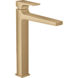 Детальная картинка товара «смеситель для раковины hansgrohe metropol 32512140, шлифованная бронза»