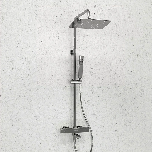 Душевая система WasserKRAFT A199.069.103.010.CH Thermo с термостатом хром Душевая система WasserKRAFT A199.069.103.010.CH Thermo с термостатом хром