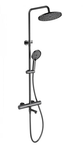 Душевая система Wonzon & Woghand с термостатом, темный графит (WW-B3069-BGG) Душевая система Wonzon & Woghand с термостатом, темный графит (WW-B3069-BGG)