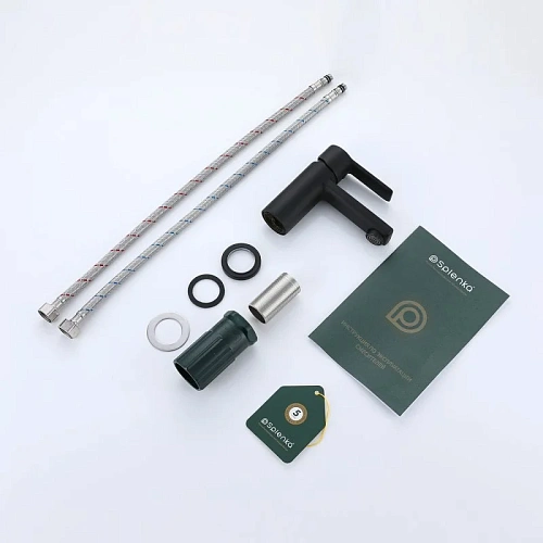 Смеситель для раковины Splenka S06.10.06, черный Смеситель для раковины Splenka S06.10.06, черный