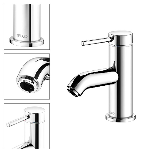 Смеситель для раковины Keuco IXMO SOFT 59504012100 Смеситель для раковины Keuco IXMO SOFT 59504012100