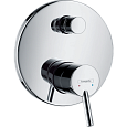 Смеситель для ванны Hansgrohe Talis S, СМ, со встроенной защитной комбинацией 32477000, хром Смеситель для ванны Hansgrohe Talis S, СМ, со встроенной защитной комбинацией 32477000, хром