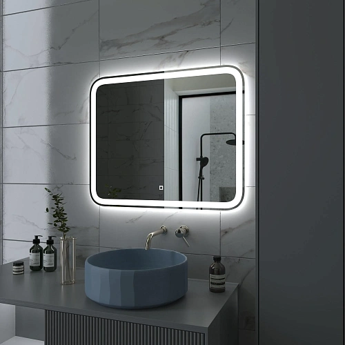 Зеркало Onika Магна 80 см 208096 с LED подсветкой Зеркало Onika Магна 80 см 208096 с LED подсветкой