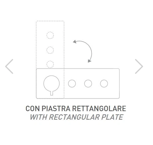 Смеситель для душа Remer Chrono CH98D2WB Смеситель для душа Remer Chrono CH98D2WB