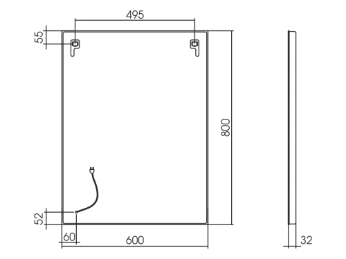 Зеркало SILVER MIRRORS 600x800 выключатель-датчик на движение Галактика (ФР-00001420) Зеркало SILVER MIRRORS 600x800 выключатель-датчик на движение Галактика (ФР-00001420)
