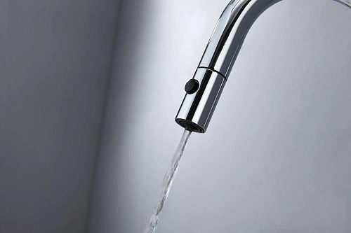 Смеситель для кухни AQUAme Cucina AQM9905CR с выдвижным изливом, с подключением к фильтру с питьевой водой, хром Смеситель для кухни AQUAme Cucina AQM9905CR с выдвижным изливом, с подключением к фильтру с питьевой водой, хром