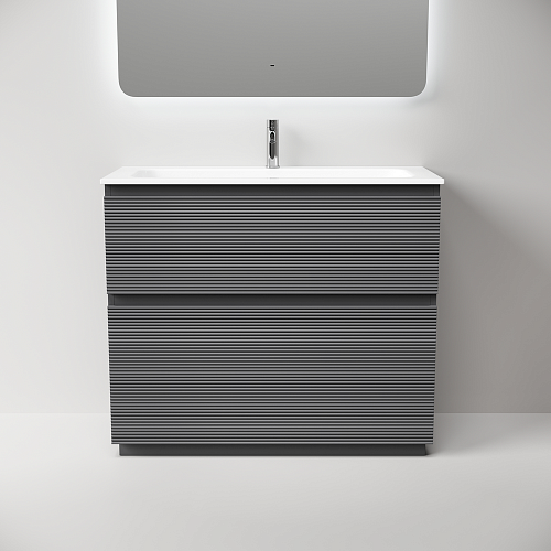 Тумба под раковину SANCOS Folk Floor FL100FGS 995х445х850 Grey soft, напольная Тумба под раковину SANCOS Folk Floor FL100FGS 995х445х850 Grey soft, напольная