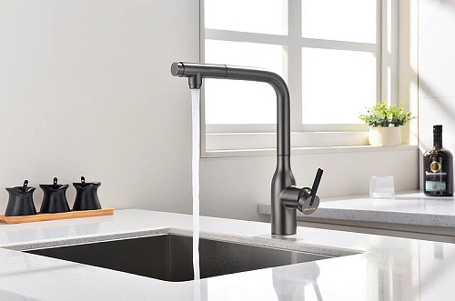 Смеситель для кухни Paulmark VIPER беретта Vi213105-GM Смеситель для кухни Paulmark VIPER беретта Vi213105-GM