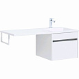 Тумба с раковиной Aquanet Токио 110 R белый (подвесная, 1 ящик) 00239209