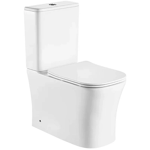 Унитаз напольный Ceruttispa MARMOLADA CT7777 безободковый, сиденье микролифт Унитаз напольный Ceruttispa MARMOLADA CT7777 безободковый, сиденье микролифт