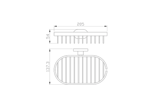 Мыльница Wonzon & Woghand хром (WW-8424) Мыльница Wonzon & Woghand хром (WW-8424)