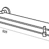Полка Am.Pm Sense A7534700 53 см Полка Am.Pm Sense A7534700 53 см