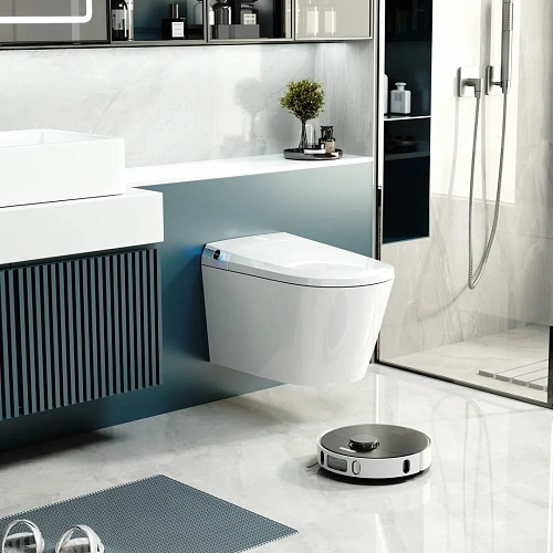 Унитаз SMART ABBER Bequem AC1119S с функией биде белый с крышкой микролифт Унитаз SMART ABBER Bequem AC1119S с функией биде белый с крышкой микролифт