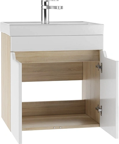 Тумба с раковиной DIWO Архангельск 50 дуб сонома, подвесная 569688 Тумба с раковиной DIWO Архангельск 50 дуб сонома, подвесная 569688