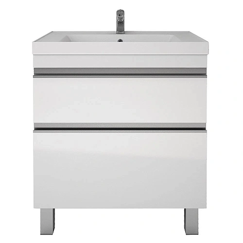 Тумба под раковину DREJA GRACE PLUS, 70 см, подвесная/напольная, 2 ящика, с опорами, белый глянец 99 99.0905 Тумба под раковину DREJA GRACE PLUS, 70 см, подвесная/напольная, 2 ящика, с опорами, белый глянец 99 99.0905