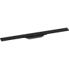 Решетка для водоотводящего желоба Hansgrohe RainDrain Flex, 80 см, укорачиваемая 56044670, матовый ч Решетка для водоотводящего желоба Hansgrohe RainDrain Flex, 80 см, укорачиваемая 56044670, матовый ч