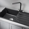 Кухонная мойка Granula 8601, ШВАРЦ (чёрный металлик), кварц 860х500 Кухонная мойка Granula 8601, ШВАРЦ (чёрный металлик), кварц 860х500