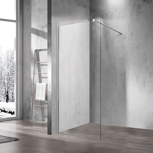 Душевая перегородка Vincea Walk-In VSW-1H120CL,1200x2000, хром, стекло прозрачное Душевая перегородка Vincea Walk-In VSW-1H120CL,1200x2000, хром, стекло прозрачное