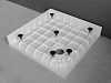 Картинка анонса товара «душевой поддон cezares smc tray-smc-a-90-550-150-w 900x900 стеклопластик, белый»
