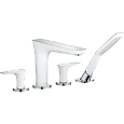 Смеситель на борт ванны Hansgrohe PuraVida 15446000, хром Смеситель на борт ванны Hansgrohe PuraVida 15446000, хром