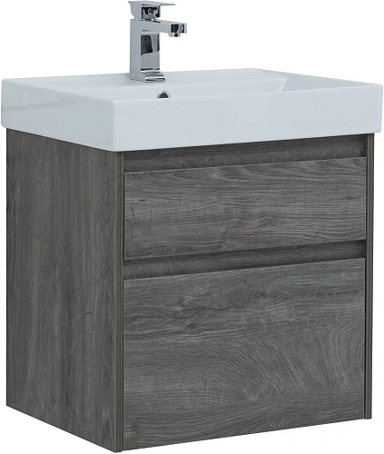 Тумба под раковину Aquanet Nova Lite 60 дуб рошелье (2 ящика) 00242577 Тумба под раковину Aquanet Nova Lite 60 дуб рошелье (2 ящика) 00242577