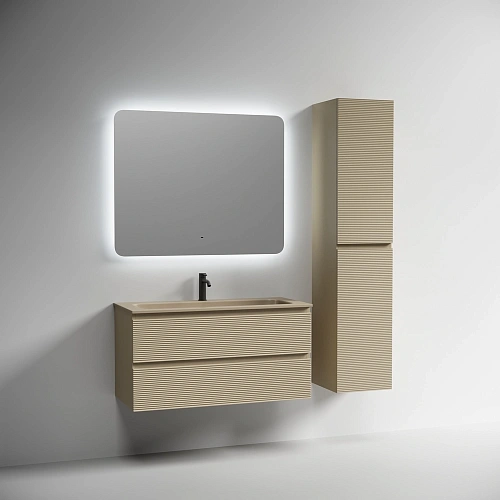 Тумба под раковину SANCOS Folk FL100CP 995х445х500 капучино, подвесная Тумба под раковину SANCOS Folk FL100CP 995х445х500 капучино, подвесная