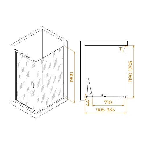 Душевой уголок RGW PA-142 (PA-21+Z-050-5) 900x1200 мм 060814292-11 Душевой уголок RGW PA-142 (PA-21+Z-050-5) 900x1200 мм 060814292-11