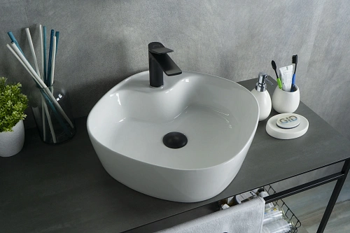 Раковина Gid N9442 51153 накладная белая 44x44x14 Раковина Gid N9442 51153 накладная белая 44x44x14