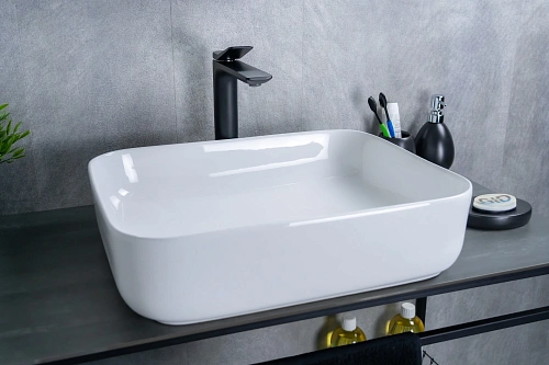 Раковина Gid D1304 51197 накладная белая 50x39x13 Раковина Gid D1304 51197 накладная белая 50x39x13