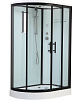 Картинка анонса товара «душевая кабина timo standart т-6602 black r 120x85x220»