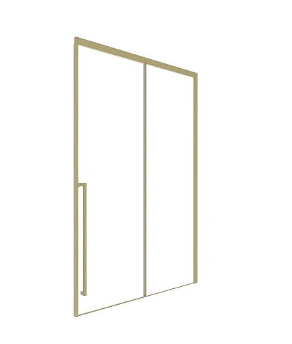 Душевая дверь Timo (T54L) TDSS-140/17C-8L, раздвижная 1400x2000, профиль мат золото, стекло прозрачное 8 мм Душевая дверь Timo (T54L) TDSS-140/17C-8L, раздвижная 1400x2000, профиль мат золото, стекло прозрачное 8 мм