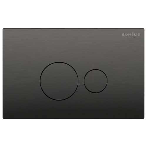 Клавиша смыва Boheme  668-GM пластик Gun Metal (для 666) Клавиша смыва Boheme  668-GM пластик Gun Metal (для 666)