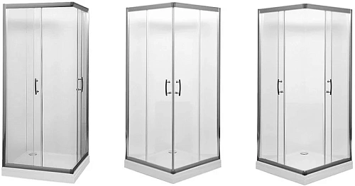 Душевой уголок Aquanet Alfa Cube NAA1142 100x100, прозрачное стекло 00185041 Душевой уголок Aquanet Alfa Cube NAA1142 100x100, прозрачное стекло 00185041