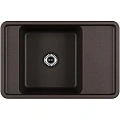 Кухонная мойка Aquaton Беллис 78 1A725032BS280 из литого мрамора, кофе Кухонная мойка Aquaton Беллис 78 1A725032BS280 из литого мрамора, кофе