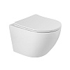 Картинка анонса товара «унитаз подвесной belbagno sfera-r bb046chr/sc безободковый c сиденьем»