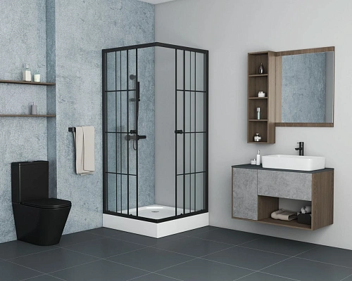 Душевой уголок Niagara Nova NG-0180-14 (800х800х1950) низкий поддон (14см), стекло прозрачное, _01801412 Душевой уголок Niagara Nova NG-0180-14 (800х800х1950) низкий поддон (14см), стекло прозрачное, _01801412