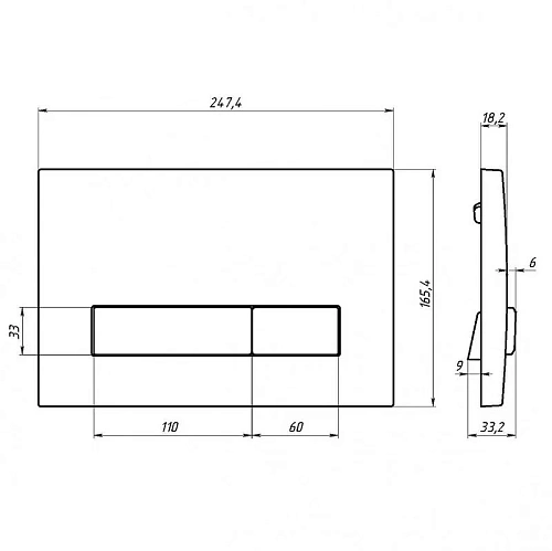 Инсталляция для унитаза BERGES АТОМ Line 410 кнопка матовый хром 040344 Инсталляция для унитаза BERGES АТОМ Line 410 кнопка матовый хром 040344