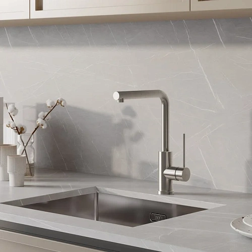 Смеситель для кухни Iddis Rule (RULSTL0i05) сталь Смеситель для кухни Iddis Rule (RULSTL0i05) сталь