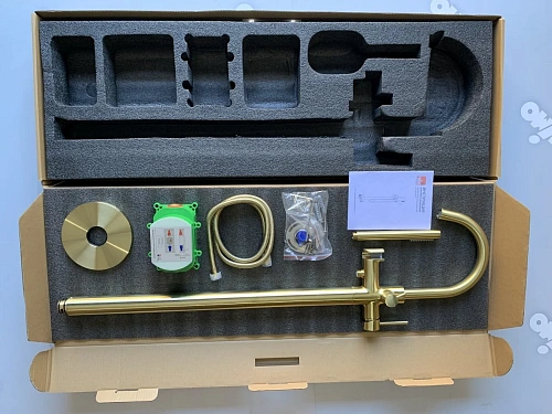 Смеситель для ванны Timo Saona 2310/17Y-CR напольный золото матовое Смеситель для ванны Timo Saona 2310/17Y-CR напольный золото матовое