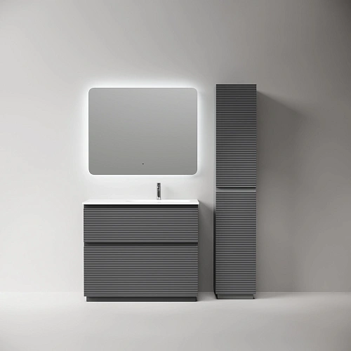 Тумба под раковину SANCOS Folk Floor FL100FRGS правая 995х445х850 Grey soft, напольная Тумба под раковину SANCOS Folk Floor FL100FRGS правая 995х445х850 Grey soft, напольная