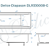 Ванна из искусственного камня Delice Diapason 180х70 DLR330008-G глянцевая Ванна из искусственного камня Delice Diapason 180х70 DLR330008-G глянцевая