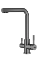 Смеситель для кухни Raglo R81.61.09 с подключением к фильтру, графит Смеситель для кухни Raglo R81.61.09 с подключением к фильтру, графит