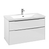 Картинка анонса товара «тумба под раковину villeroy &amp; boch subway 3.0 brilliant white / brilliant white c57000ve»