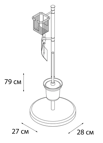 Стойка аксессуаров Fixsen FX-433 Стойка аксессуаров Fixsen FX-433