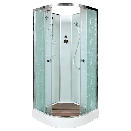 Душевая кабина Dto ЕМ (EM1510N) 100x100 см без крыши