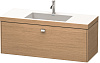 Картинка анонса товара «тумба с раковиной duravit brioso br4603o1052 120 см европейский дуб»