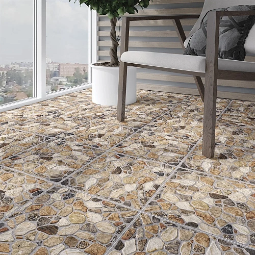 Керамогранит Cersanit Rento бежевый рельеф 29,8x29,8 16431 Керамогранит Cersanit Rento бежевый рельеф 29,8x29,8 16431