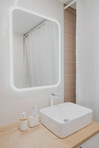 Зеркало Silver mirrors Стив 685х915 вертикальный сенсорный выключатель ФР-00001480 Зеркало Silver mirrors Стив 685х915 вертикальный сенсорный выключатель ФР-00001480