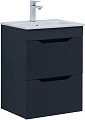 Тумба под раковину Aquanet Практика 50 маренго 2 ящика 00330456 напольная/подвесная Тумба под раковину Aquanet Практика 50 маренго 2 ящика 00330456 напольная/подвесная
